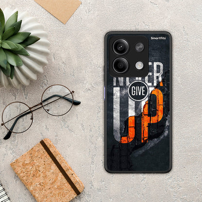 Never Give Up - Xiaomi Redmi Note 13 5G θήκη