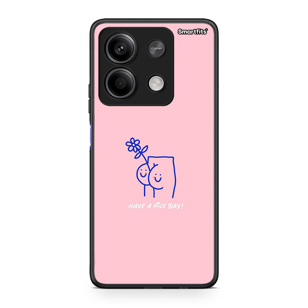 Xiaomi Redmi Note 13 5G Nice Day θήκη από τη Smartfits με σχέδιο στο πίσω μέρος και μαύρο περίβλημα | Smartphone case with colorful back and black bezels by Smartfits