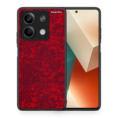 Θήκη Xiaomi Redmi Note 13 5G Paisley Cashmere από τη Smartfits με σχέδιο στο πίσω μέρος και μαύρο περίβλημα | Xiaomi Redmi Note 13 5G Paisley Cashmere case with colorful back and black bezels