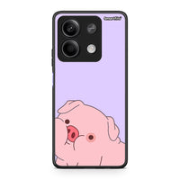 Thumbnail for Xiaomi Redmi Note 13 5G Pig Love 2 Θήκη Αγίου Βαλεντίνου από τη Smartfits με σχέδιο στο πίσω μέρος και μαύρο περίβλημα | Smartphone case with colorful back and black bezels by Smartfits