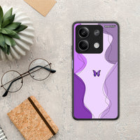 Thumbnail for Purple Mariposa - Xiaomi Redmi Note 13 5G θήκη