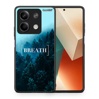 Thumbnail for Θήκη Xiaomi Redmi Note 13 5G Breath Quote από τη Smartfits με σχέδιο στο πίσω μέρος και μαύρο περίβλημα | Xiaomi Redmi Note 13 5G Breath Quote case with colorful back and black bezels