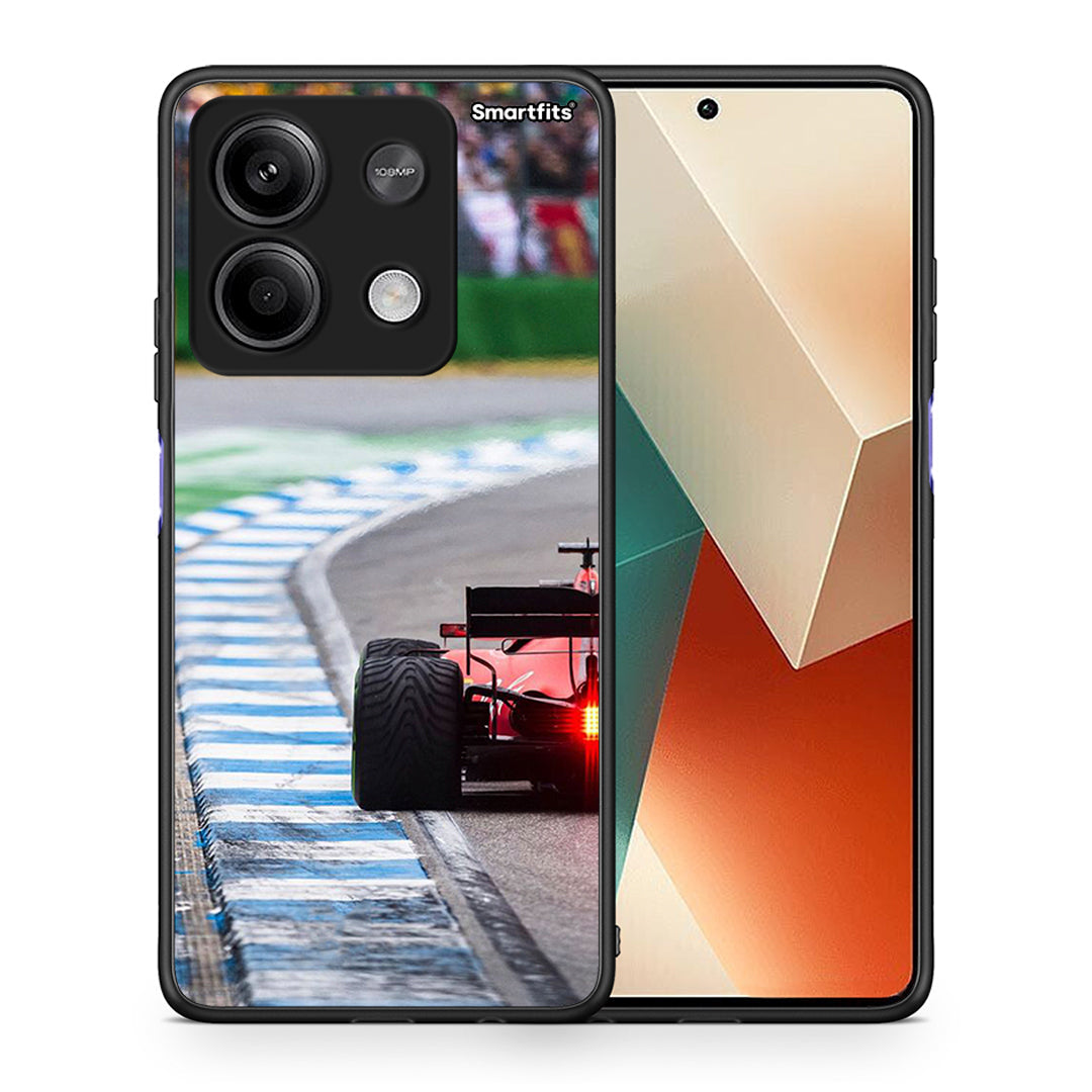 Θήκη Xiaomi Redmi Note 13 5G Racing Vibes από τη Smartfits με σχέδιο στο πίσω μέρος και μαύρο περίβλημα | Xiaomi Redmi Note 13 5G Racing Vibes case with colorful back and black bezels