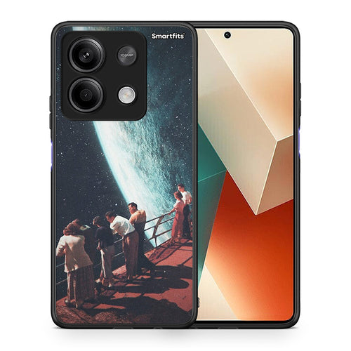 Θήκη Xiaomi Redmi Note 13 5G Surreal View από τη Smartfits με σχέδιο στο πίσω μέρος και μαύρο περίβλημα | Xiaomi Redmi Note 13 5G Surreal View case with colorful back and black bezels