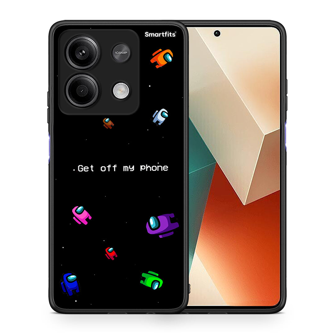 Θήκη Xiaomi Redmi Note 13 5G AFK Text από τη Smartfits με σχέδιο στο πίσω μέρος και μαύρο περίβλημα | Xiaomi Redmi Note 13 5G AFK Text case with colorful back and black bezels