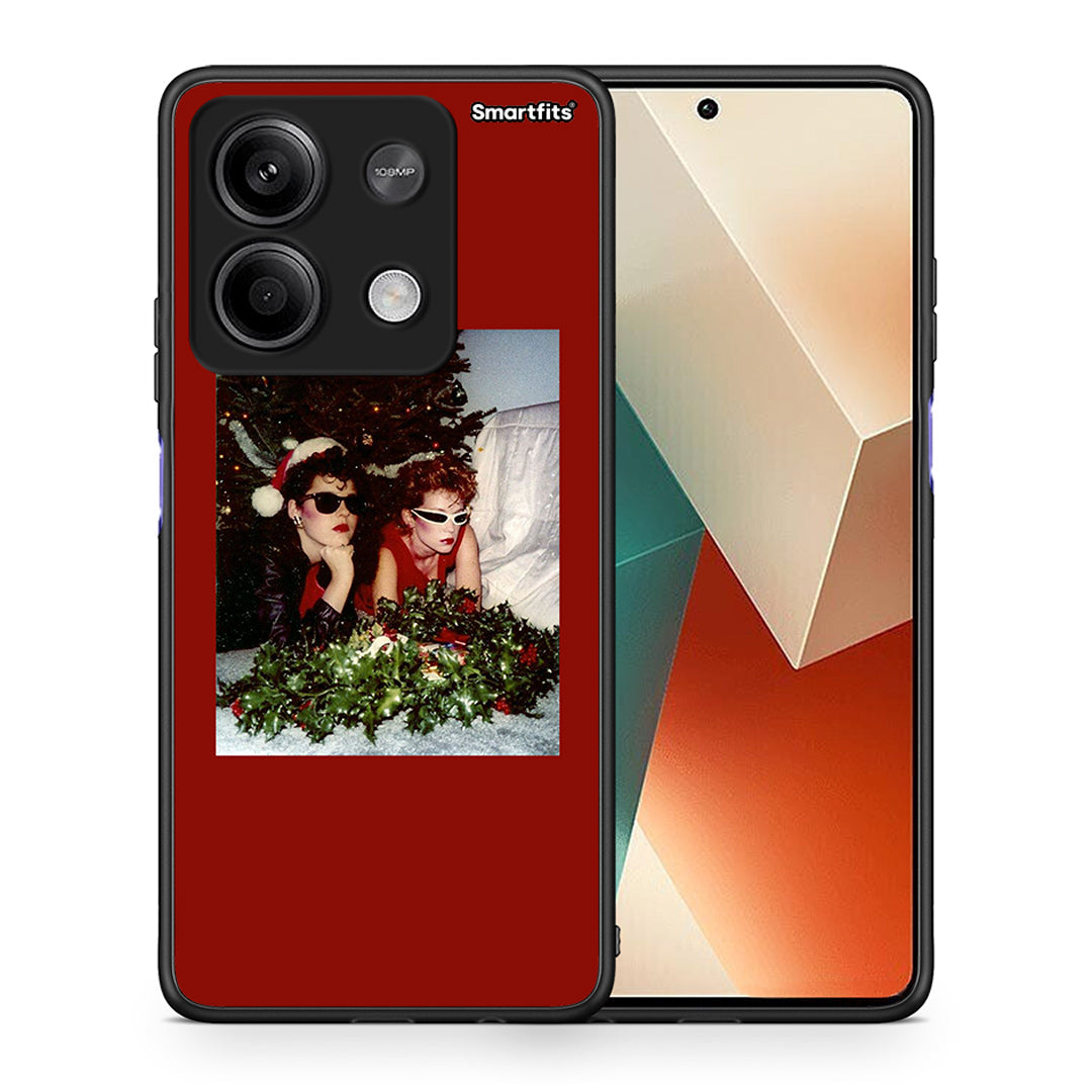 Θήκη Xiaomi Redmi Note 13 5G Waiting For Xmas από τη Smartfits με σχέδιο στο πίσω μέρος και μαύρο περίβλημα | Xiaomi Redmi Note 13 5G Waiting For Xmas case with colorful back and black bezels
