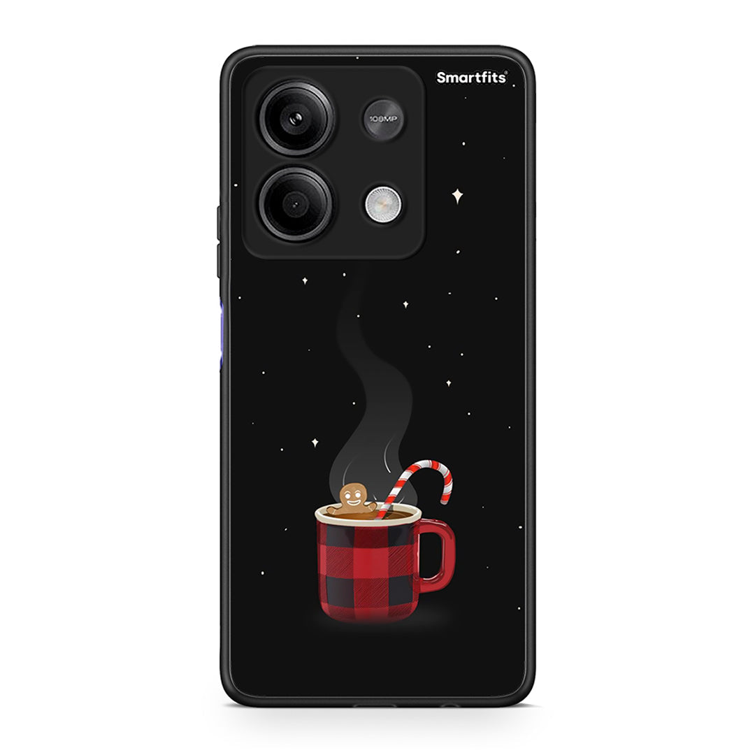 Xiaomi Redmi Note 13 5G Xmas Bathing θήκη από τη Smartfits με σχέδιο στο πίσω μέρος και μαύρο περίβλημα | Smartphone case with colorful back and black bezels by Smartfits
