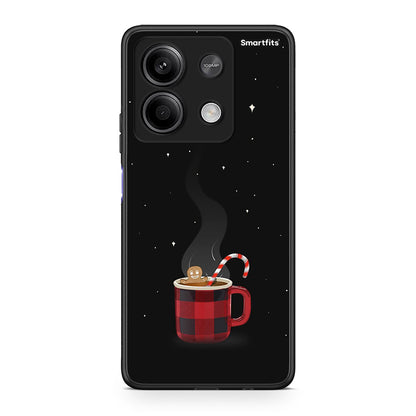 Xiaomi Redmi Note 13 5G Xmas Bathing θήκη από τη Smartfits με σχέδιο στο πίσω μέρος και μαύρο περίβλημα | Smartphone case with colorful back and black bezels by Smartfits
