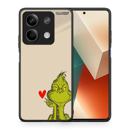Θήκη Xiaomi Redmi Note 13 5G Xmas Grinch από τη Smartfits με σχέδιο στο πίσω μέρος και μαύρο περίβλημα | Xiaomi Redmi Note 13 5G Xmas Grinch case with colorful back and black bezels