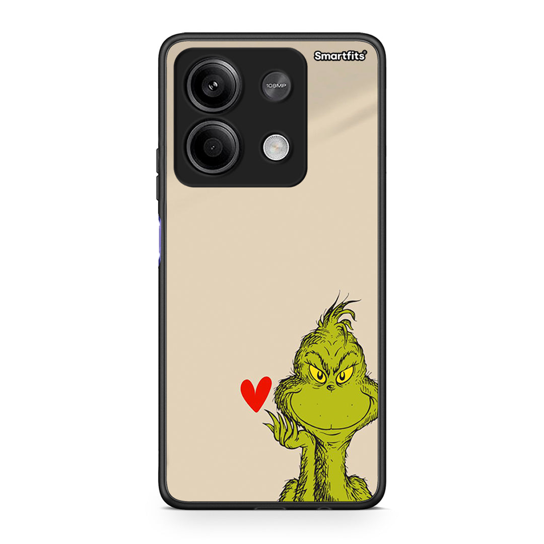 Xiaomi Redmi Note 13 5G Xmas Grinch θήκη από τη Smartfits με σχέδιο στο πίσω μέρος και μαύρο περίβλημα | Smartphone case with colorful back and black bezels by Smartfits