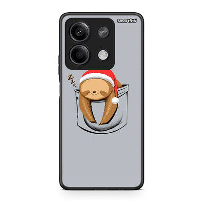 Xiaomi Redmi Note 13 5G Xmas Zzzz θήκη από τη Smartfits με σχέδιο στο πίσω μέρος και μαύρο περίβλημα | Smartphone case with colorful back and black bezels by Smartfits