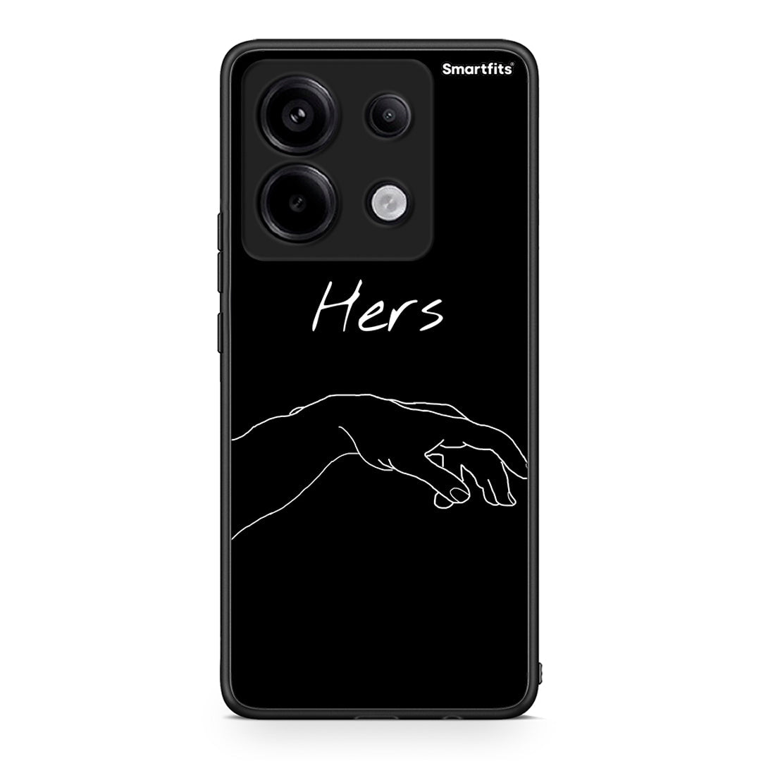 Xiaomi Redmi Note 13 Pro 5G Aeshetic Love 1 Θήκη Αγίου Βαλεντίνου από τη Smartfits με σχέδιο στο πίσω μέρος και μαύρο περίβλημα | Smartphone case with colorful back and black bezels by Smartfits