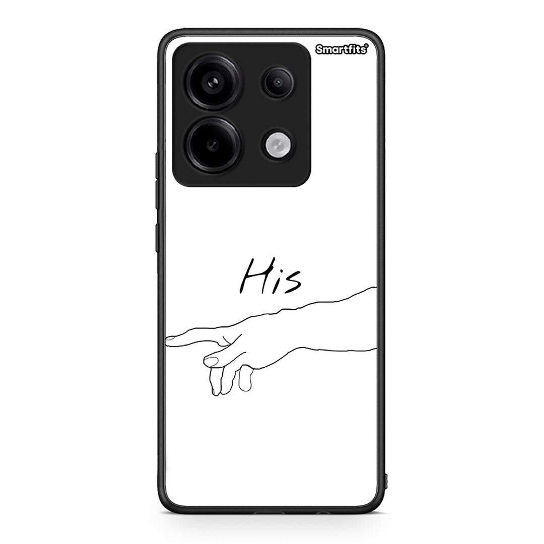 Xiaomi Redmi Note 13 Pro 5G Aeshetic Love 2 Θήκη Αγίου Βαλεντίνου από τη Smartfits με σχέδιο στο πίσω μέρος και μαύρο περίβλημα | Smartphone case with colorful back and black bezels by Smartfits