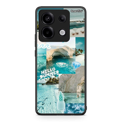 Xiaomi Redmi Note 13 Pro 5G Aesthetic Summer Θήκη από τη Smartfits με σχέδιο στο πίσω μέρος και μαύρο περίβλημα | Smartphone case with colorful back and black bezels by Smartfits