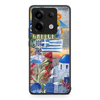 Xiaomi Redmi Note 13 Pro 5G All Greek Θήκη από τη Smartfits με σχέδιο στο πίσω μέρος και μαύρο περίβλημα | Smartphone case with colorful back and black bezels by Smartfits