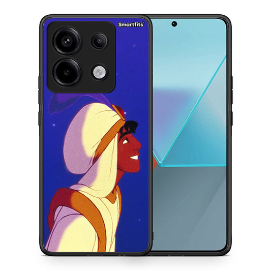 Θήκη Xiaomi Redmi Note 13 Pro 5G Alladin And Jasmine Love 1 από τη Smartfits με σχέδιο στο πίσω μέρος και μαύρο περίβλημα | Xiaomi Redmi Note 13 Pro 5G Alladin And Jasmine Love 1 case with colorful back and black bezels
