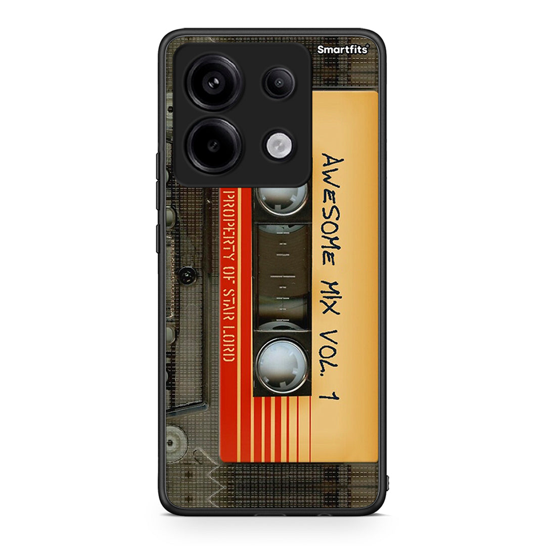 Xiaomi Redmi Note 13 Pro 5G Awesome Mix θήκη από τη Smartfits με σχέδιο στο πίσω μέρος και μαύρο περίβλημα | Smartphone case with colorful back and black bezels by Smartfits