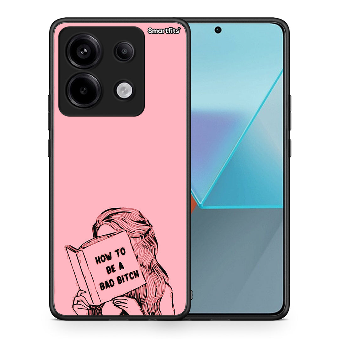 Θήκη Xiaomi Redmi Note 13 Pro 5G Bad Bitch από τη Smartfits με σχέδιο στο πίσω μέρος και μαύρο περίβλημα | Xiaomi Redmi Note 13 Pro 5G Bad Bitch case with colorful back and black bezels