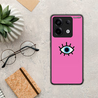Thumbnail for 076 Blue Eye Pink - Xiaomi Redmi Note 13 Pro 5G θήκη