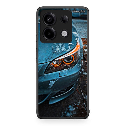 Xiaomi Redmi Note 13 Pro 5G Bmw E60 Θήκη από τη Smartfits με σχέδιο στο πίσω μέρος και μαύρο περίβλημα | Smartphone case with colorful back and black bezels by Smartfits
