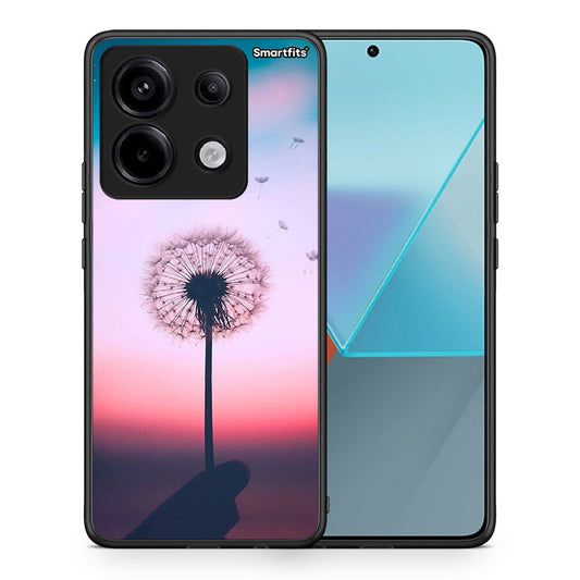 Θήκη Xiaomi Redmi Note 13 Pro 5G Wish Boho από τη Smartfits με σχέδιο στο πίσω μέρος και μαύρο περίβλημα | Xiaomi Redmi Note 13 Pro 5G Wish Boho case with colorful back and black bezels