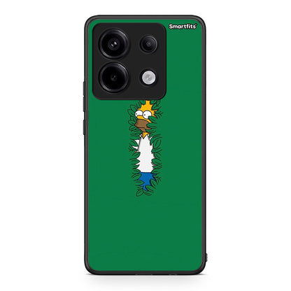 Xiaomi Redmi Note 13 Pro 5G Bush Man Θήκη Αγίου Βαλεντίνου από τη Smartfits με σχέδιο στο πίσω μέρος και μαύρο περίβλημα | Smartphone case with colorful back and black bezels by Smartfits