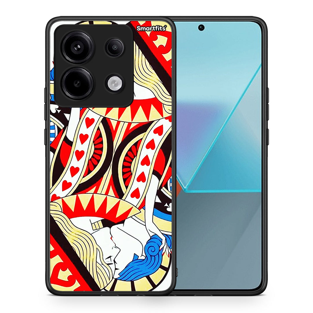 Θήκη Xiaomi Redmi Note 13 Pro 5G Card Love από τη Smartfits με σχέδιο στο πίσω μέρος και μαύρο περίβλημα | Xiaomi Redmi Note 13 Pro 5G Card Love case with colorful back and black bezels
