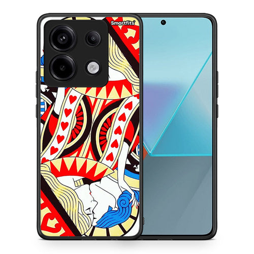 Θήκη Xiaomi Redmi Note 13 Pro 5G Card Love από τη Smartfits με σχέδιο στο πίσω μέρος και μαύρο περίβλημα | Xiaomi Redmi Note 13 Pro 5G Card Love case with colorful back and black bezels