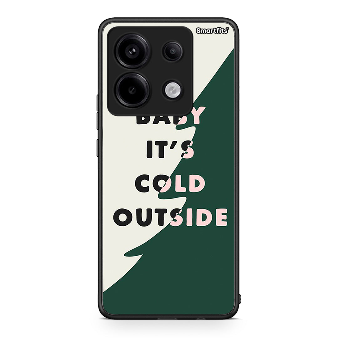 Xiaomi Redmi Note 13 Pro 5G Cold Outside θήκη από τη Smartfits με σχέδιο στο πίσω μέρος και μαύρο περίβλημα | Smartphone case with colorful back and black bezels by Smartfits