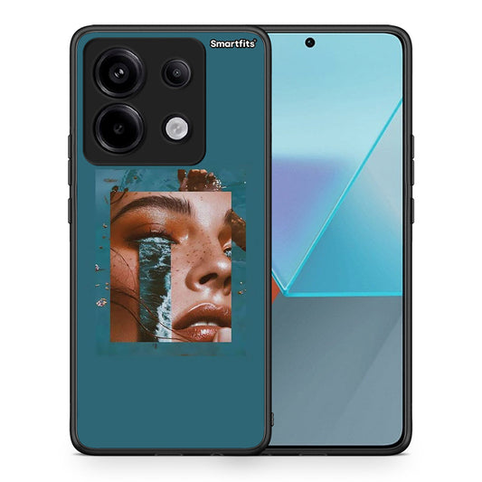 Θήκη Xiaomi Redmi Note 13 Pro 5G Cry An Ocean από τη Smartfits με σχέδιο στο πίσω μέρος και μαύρο περίβλημα | Xiaomi Redmi Note 13 Pro 5G Cry An Ocean case with colorful back and black bezels