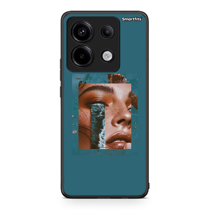 Xiaomi Redmi Note 13 Pro 5G Cry An Ocean θήκη από τη Smartfits με σχέδιο στο πίσω μέρος και μαύρο περίβλημα | Smartphone case with colorful back and black bezels by Smartfits