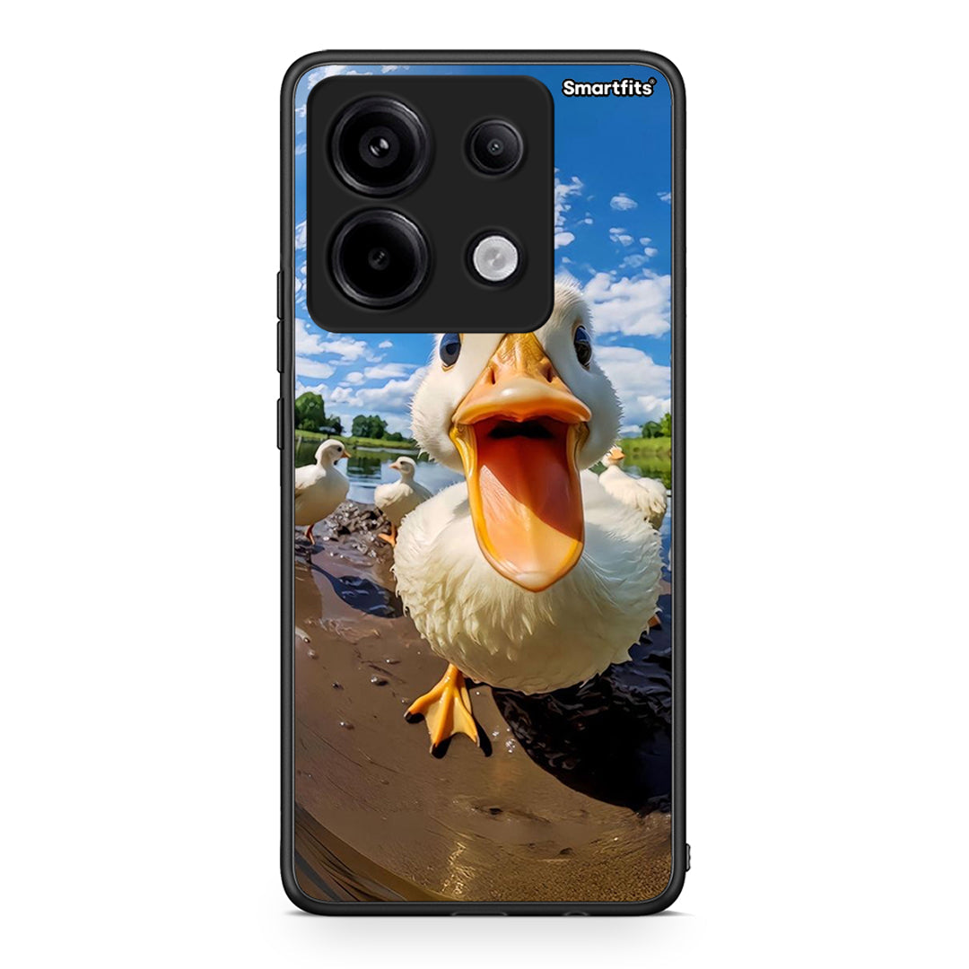 Xiaomi Redmi Note 13 Pro 5G Duck Face θήκη από τη Smartfits με σχέδιο στο πίσω μέρος και μαύρο περίβλημα | Smartphone case with colorful back and black bezels by Smartfits