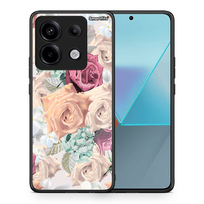 Θήκη Xiaomi Redmi Note 13 Pro 5G Bouquet Floral από τη Smartfits με σχέδιο στο πίσω μέρος και μαύρο περίβλημα | Xiaomi Redmi Note 13 Pro 5G Bouquet Floral case with colorful back and black bezels