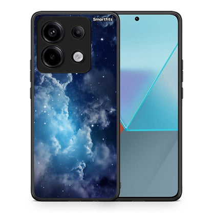 Θήκη Xiaomi Redmi Note 13 Pro 5G Blue Sky Galaxy από τη Smartfits με σχέδιο στο πίσω μέρος και μαύρο περίβλημα | Xiaomi Redmi Note 13 Pro 5G Blue Sky Galaxy case with colorful back and black bezels