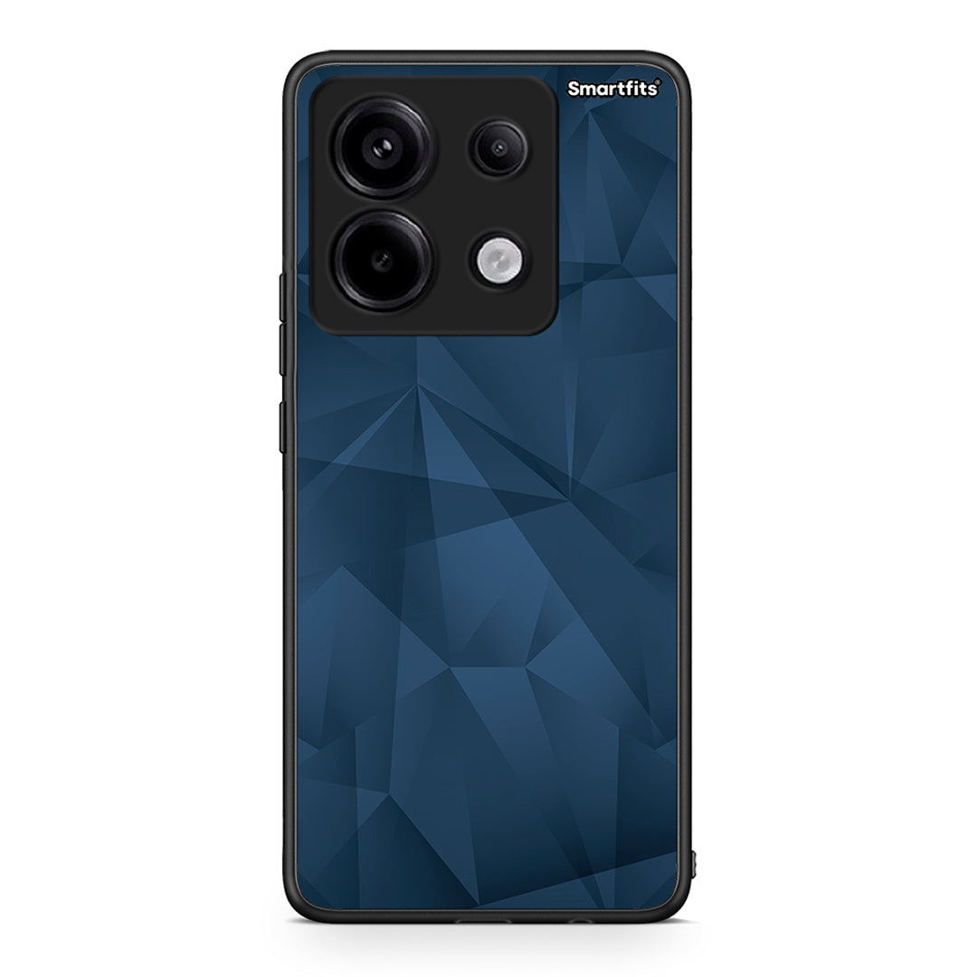 39 - Xiaomi Redmi Note 13 Pro 5G Blue Abstract Geometric case, cover, bumper