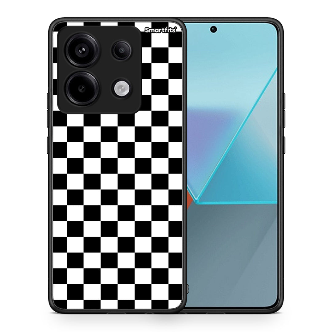 Θήκη Xiaomi Redmi Note 13 Pro 5G Squares Geometric από τη Smartfits με σχέδιο στο πίσω μέρος και μαύρο περίβλημα | Xiaomi Redmi Note 13 Pro 5G Squares Geometric case with colorful back and black bezels