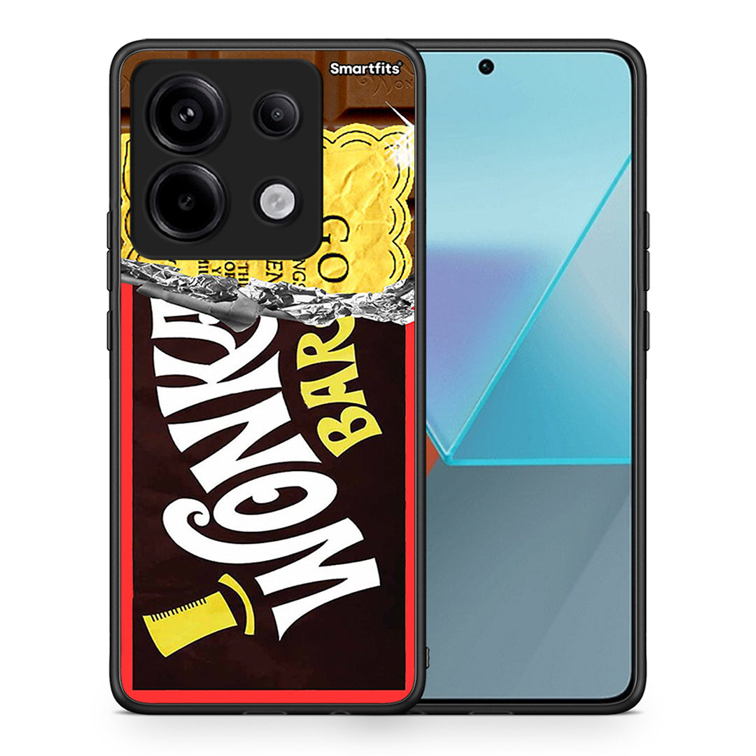 Θήκη Xiaomi Redmi Note 13 Pro 5G Golden Ticket από τη Smartfits με σχέδιο στο πίσω μέρος και μαύρο περίβλημα | Xiaomi Redmi Note 13 Pro 5G Golden Ticket case with colorful back and black bezels