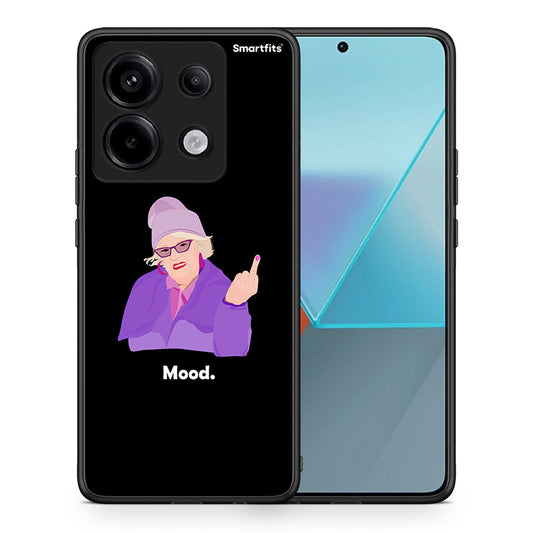 Θήκη Xiaomi Redmi Note 13 Pro 5G Grandma Mood Black από τη Smartfits με σχέδιο στο πίσω μέρος και μαύρο περίβλημα | Xiaomi Redmi Note 13 Pro 5G Grandma Mood Black case with colorful back and black bezels