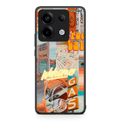 Xiaomi Redmi Note 13 Pro 5G Groovy Babe Θήκη Αγίου Βαλεντίνου από τη Smartfits με σχέδιο στο πίσω μέρος και μαύρο περίβλημα | Smartphone case with colorful back and black bezels by Smartfits