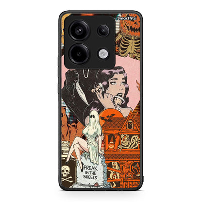 Xiaomi Redmi Note 13 Pro 5G Halloween Collage Θήκη από τη Smartfits με σχέδιο στο πίσω μέρος και μαύρο περίβλημα | Smartphone case with colorful back and black bezels by Smartfits