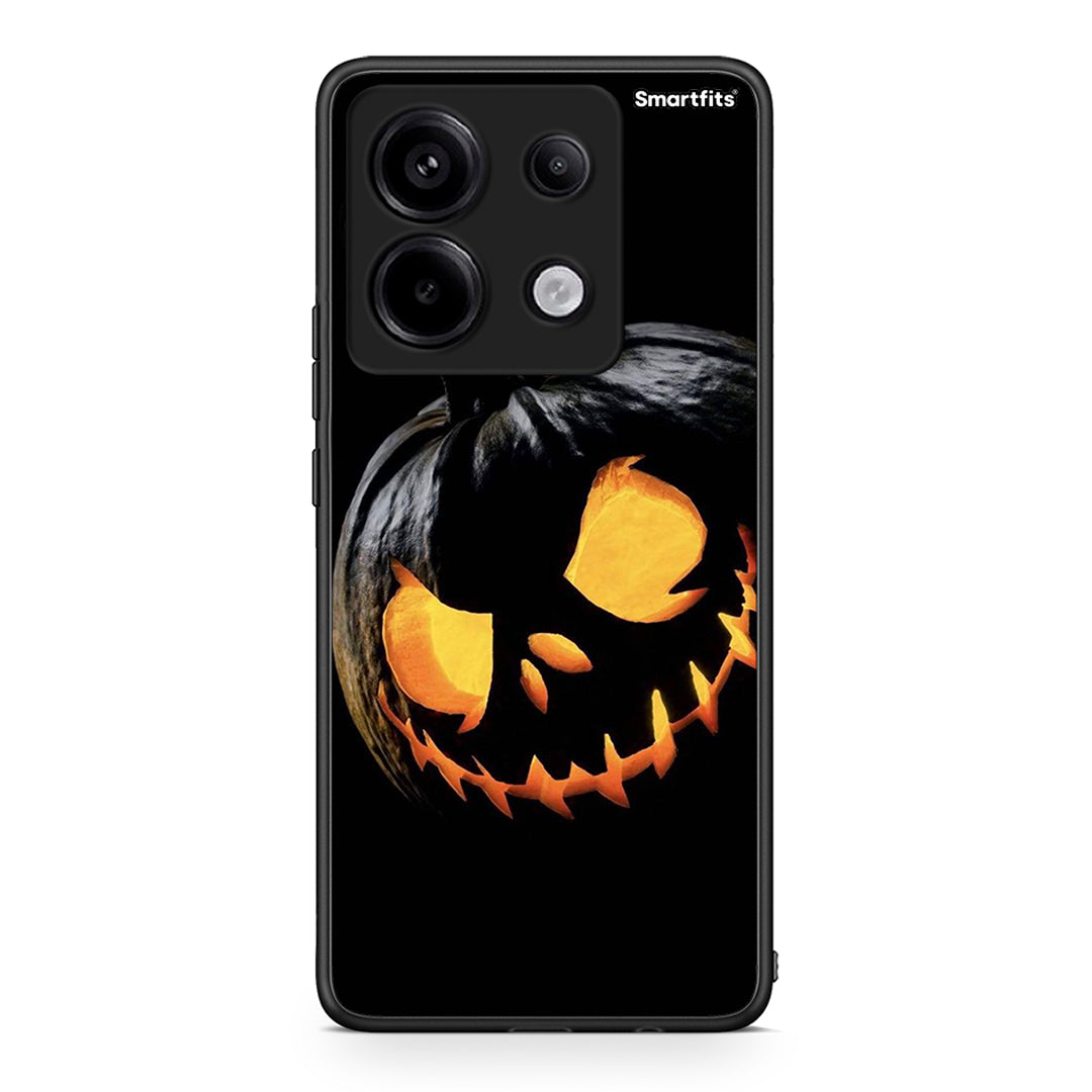 Xiaomi Redmi Note 13 Pro 5G Halloween Scary Pumpkin Θήκη από τη Smartfits με σχέδιο στο πίσω μέρος και μαύρο περίβλημα | Smartphone case with colorful back and black bezels by Smartfits
