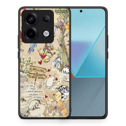 Θήκη Xiaomi Redmi Note 13 Pro 5G Happy Friends από τη Smartfits με σχέδιο στο πίσω μέρος και μαύρο περίβλημα | Xiaomi Redmi Note 13 Pro 5G Happy Friends case with colorful back and black bezels