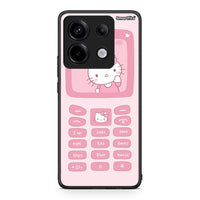 Thumbnail for Xiaomi Redmi Note 13 Pro 5G Hello Kitten Θήκη Αγίου Βαλεντίνου από τη Smartfits με σχέδιο στο πίσω μέρος και μαύρο περίβλημα | Smartphone case with colorful back and black bezels by Smartfits