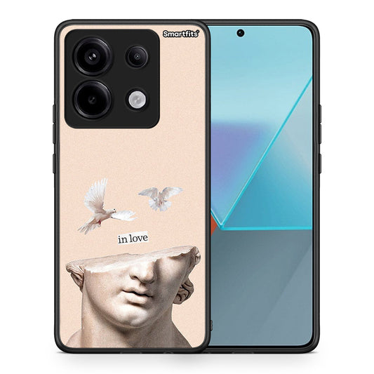 Θήκη Xiaomi Redmi Note 13 Pro 5G In Love από τη Smartfits με σχέδιο στο πίσω μέρος και μαύρο περίβλημα | Xiaomi Redmi Note 13 Pro 5G In Love case with colorful back and black bezels
