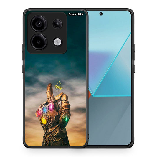 Θήκη Xiaomi Redmi Note 13 Pro 5G Infinity Snap από τη Smartfits με σχέδιο στο πίσω μέρος και μαύρο περίβλημα | Xiaomi Redmi Note 13 Pro 5G Infinity Snap case with colorful back and black bezels