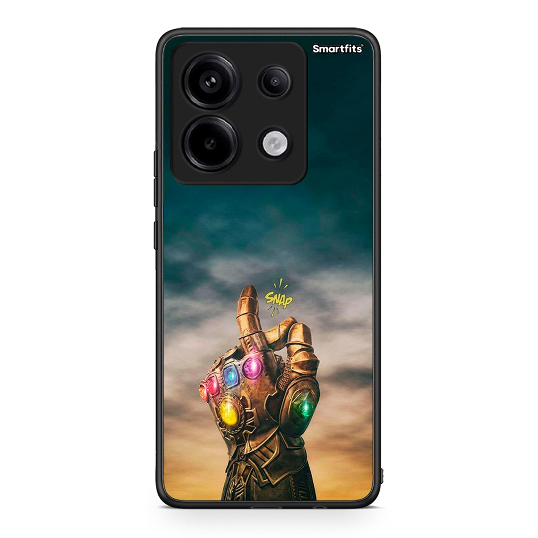 Xiaomi Redmi Note 13 Pro 5G Infinity Snap θήκη από τη Smartfits με σχέδιο στο πίσω μέρος και μαύρο περίβλημα | Smartphone case with colorful back and black bezels by Smartfits