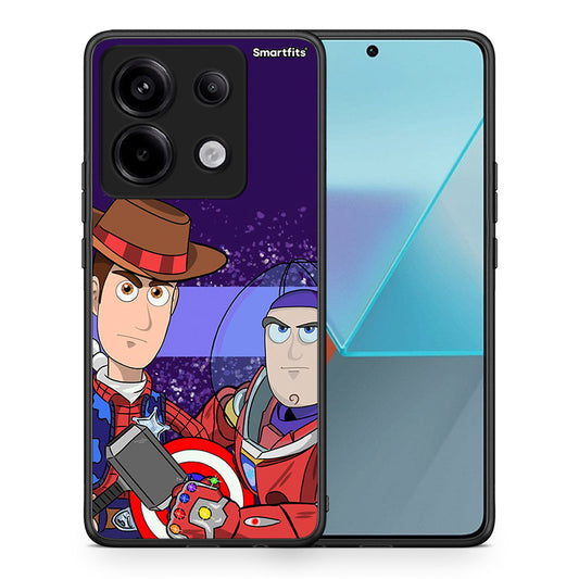 Θήκη Xiaomi Redmi Note 13 Pro 5G Infinity Story από τη Smartfits με σχέδιο στο πίσω μέρος και μαύρο περίβλημα | Xiaomi Redmi Note 13 Pro 5G Infinity Story case with colorful back and black bezels