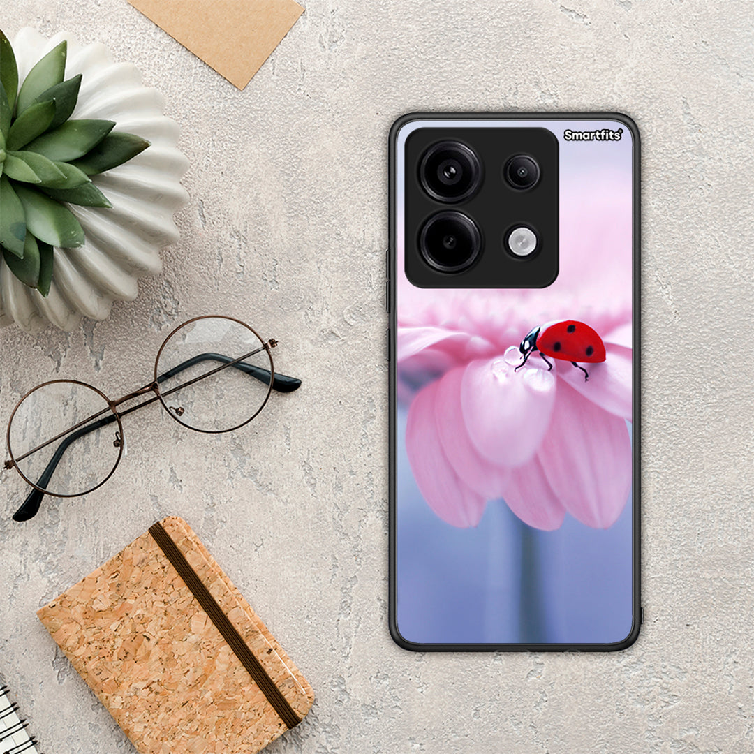 Ladybug Flower - Xiaomi Redmi Note 13 Pro 5G θήκη