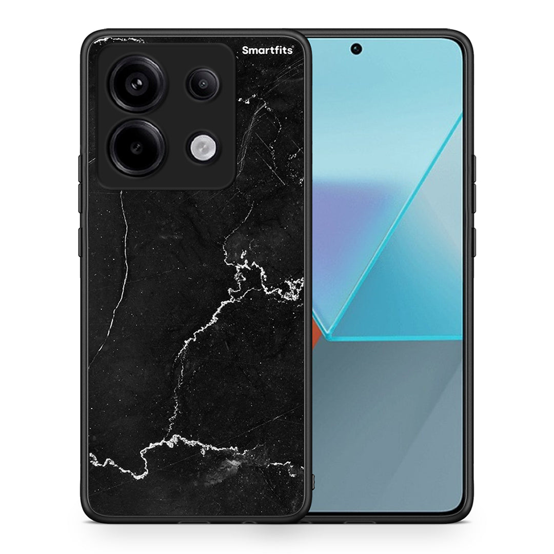 Θήκη Xiaomi Redmi Note 13 Pro 5G Marble Black από τη Smartfits με σχέδιο στο πίσω μέρος και μαύρο περίβλημα | Xiaomi Redmi Note 13 Pro 5G Marble Black case with colorful back and black bezels