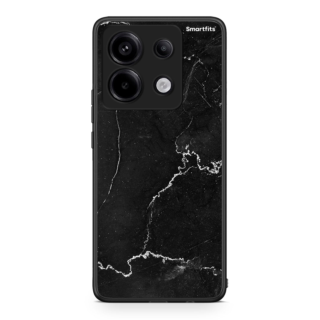 Xiaomi Redmi Note 13 Pro 5G Marble Black θήκη από τη Smartfits με σχέδιο στο πίσω μέρος και μαύρο περίβλημα | Smartphone case with colorful back and black bezels by Smartfits